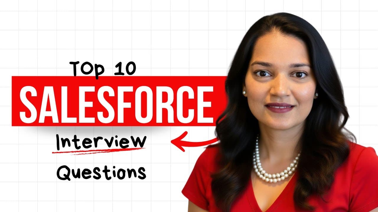 Top 10 Salesforce Developer Interview Questions for Freshers (2026) - MUST KNOW!