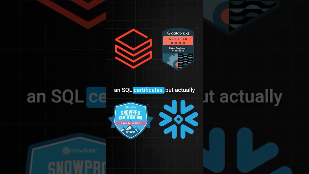 The Best SQL Certificate?