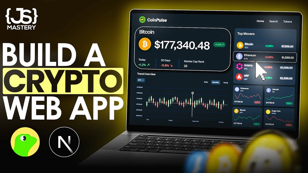Build and Deploy a Real Time Crypto Screener & Dashboard App | WebSocket API with Next.js