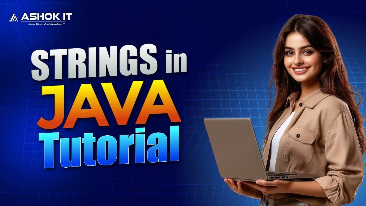 Java Strings for Beginners | Simple & Clear Explanation | Ashok IT #programming #java #coding