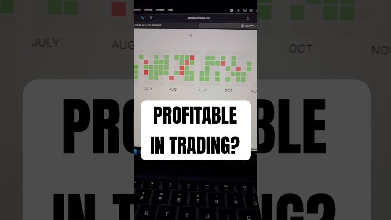 PROFITABILITY in Trading - Option Trading Only by Prateek Varshney
