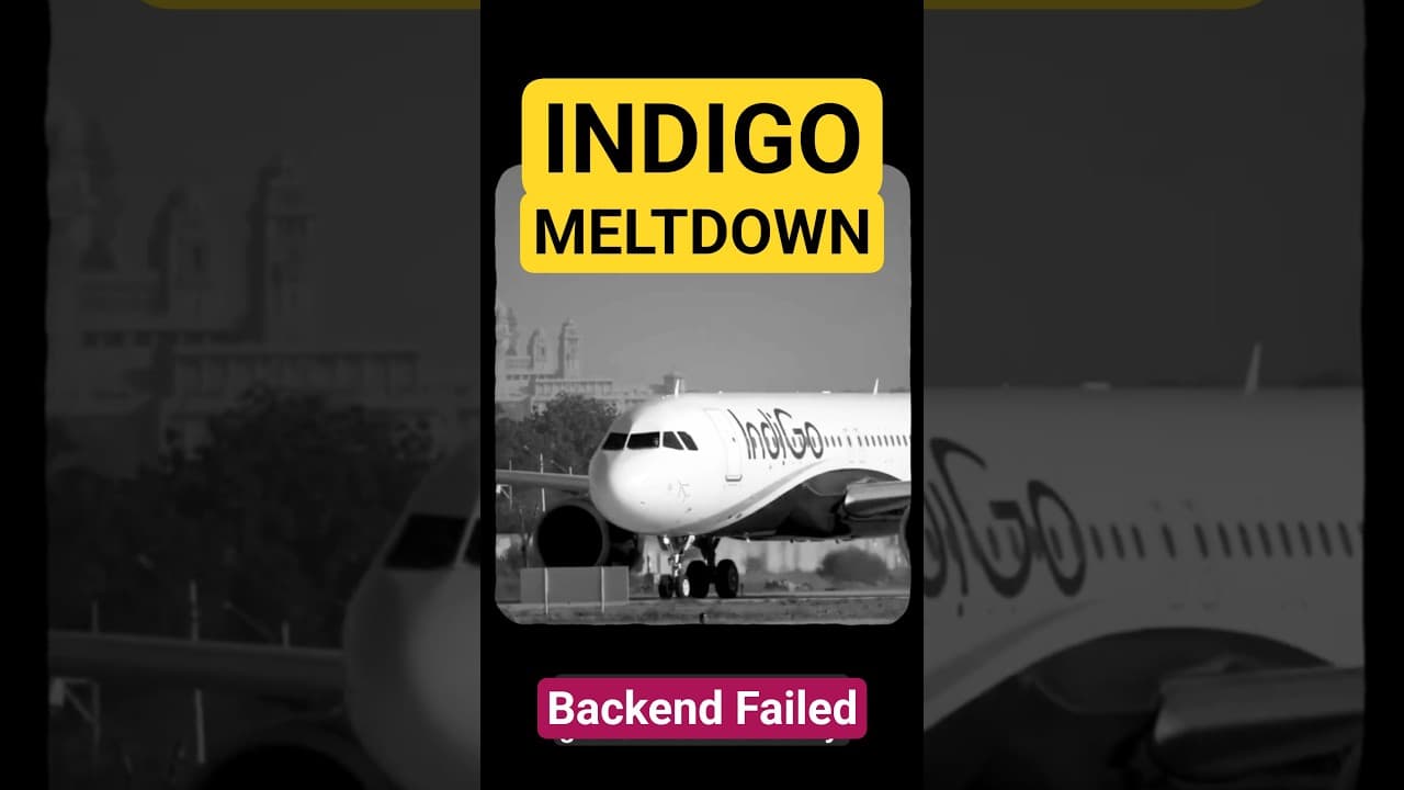 IndiGo Fiasco: A Real Backend Systems Failure | One Glitch → 200 Flights Down #indigo