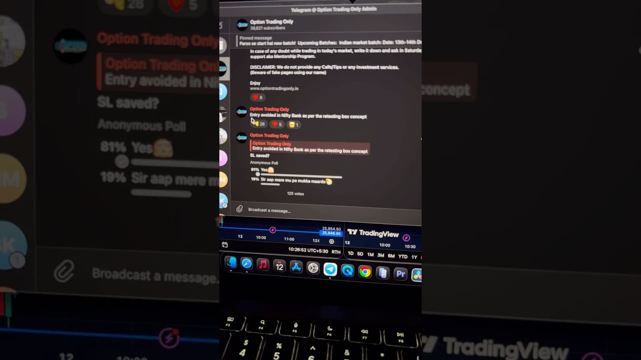 This is how I saved my Stoploss today in Bank Nifty | 12th Dec, 2025