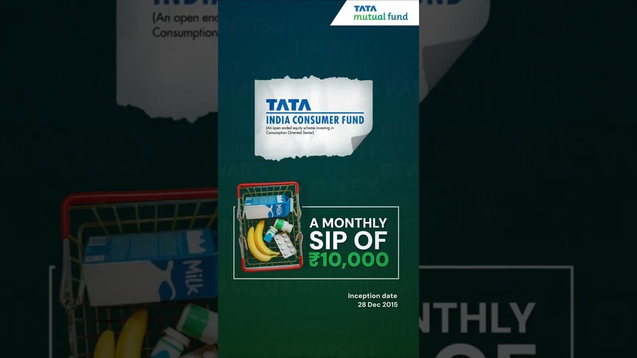 Consumption Fund: How ₹10K SIP Became ₹26.74 Lakh | Tata India Consumer Fund