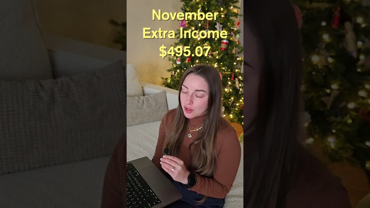 Breakdown of my extra income earned in November 2025
