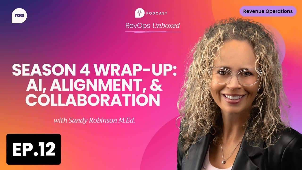 Season 4 wrap-up: AI, alignment, & collaboration, with Sandy Robinson