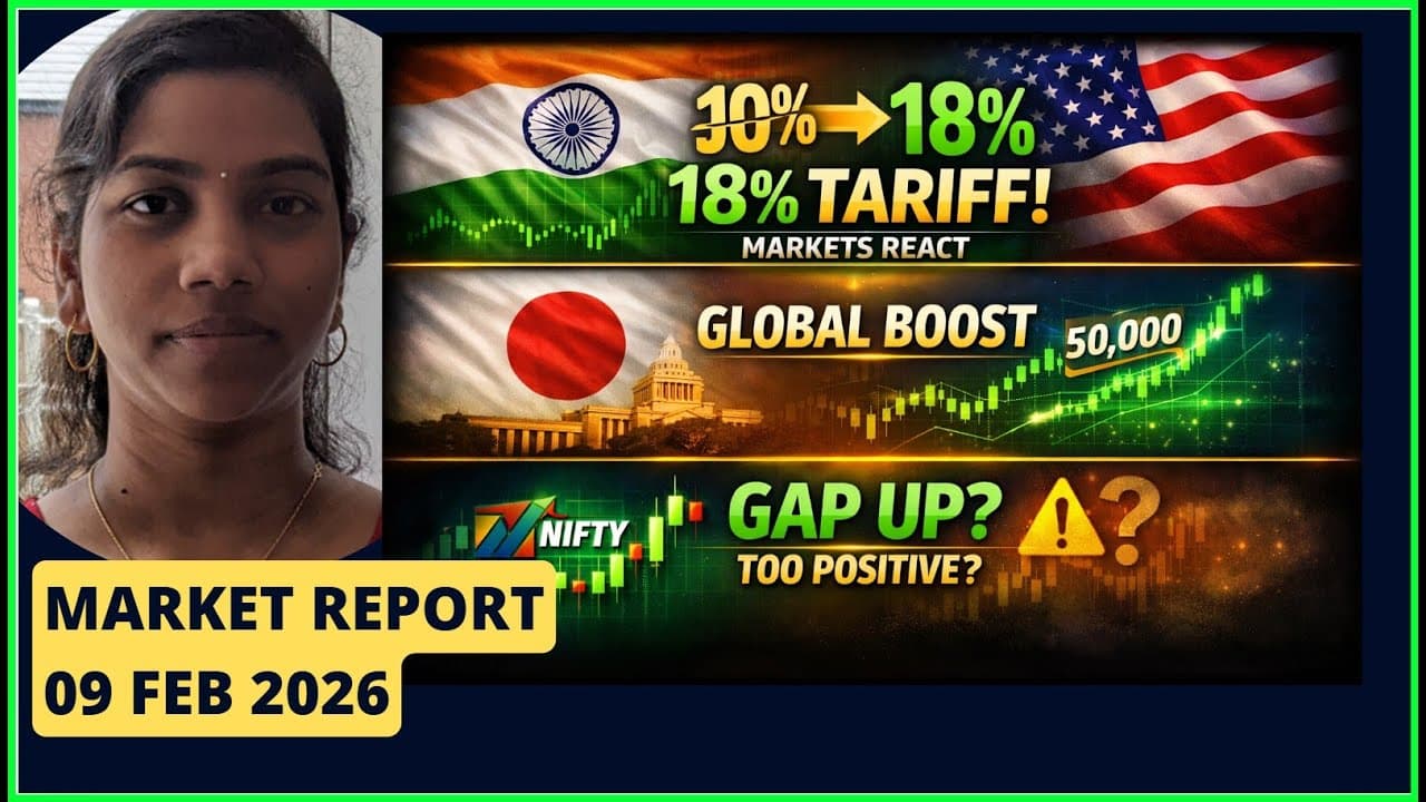 India–US Deal🔥Japan Election | SBI results | Gap Up? | PreMarket Report 9 Feb 2026 #nifty #banknifty