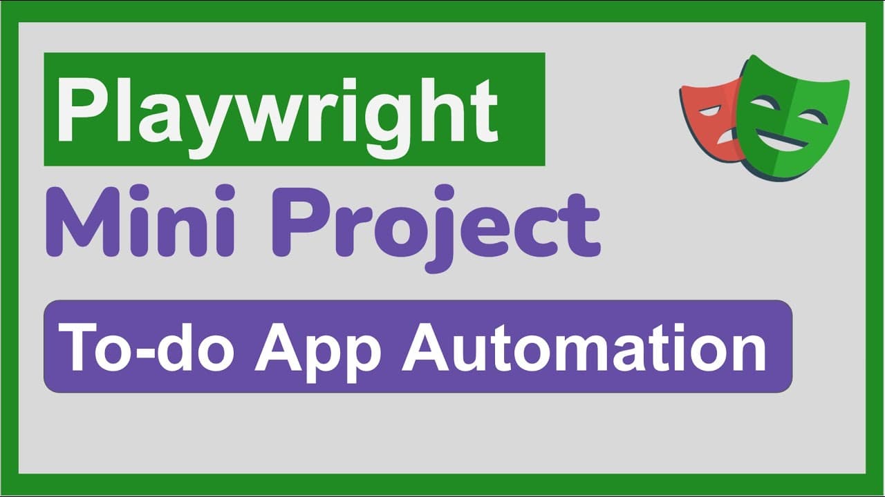 Playwright MiniProject | To-do App Automation