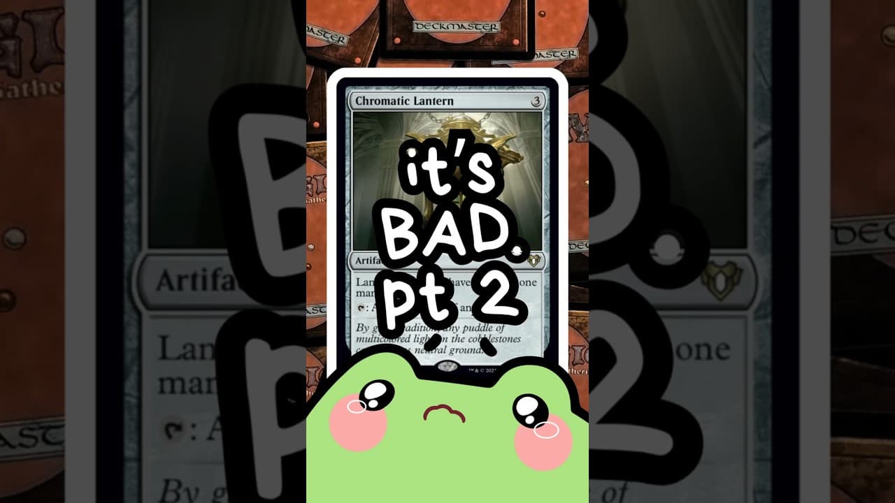 Chromatic Lantern is bad in commander, Part 2. #mtg  #mtgcommander  #magicthegathering