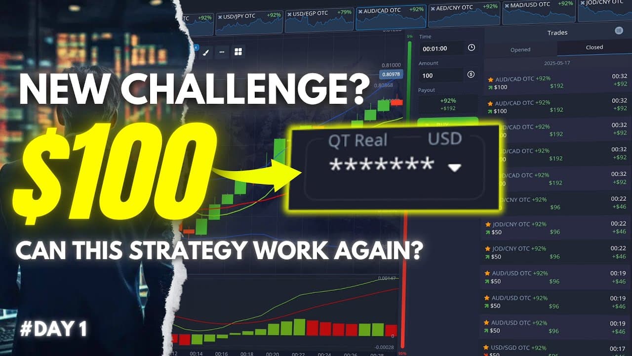How Far Can I Take This $100? New Trading Journey Begins With Best Pocket Option Strategy?!