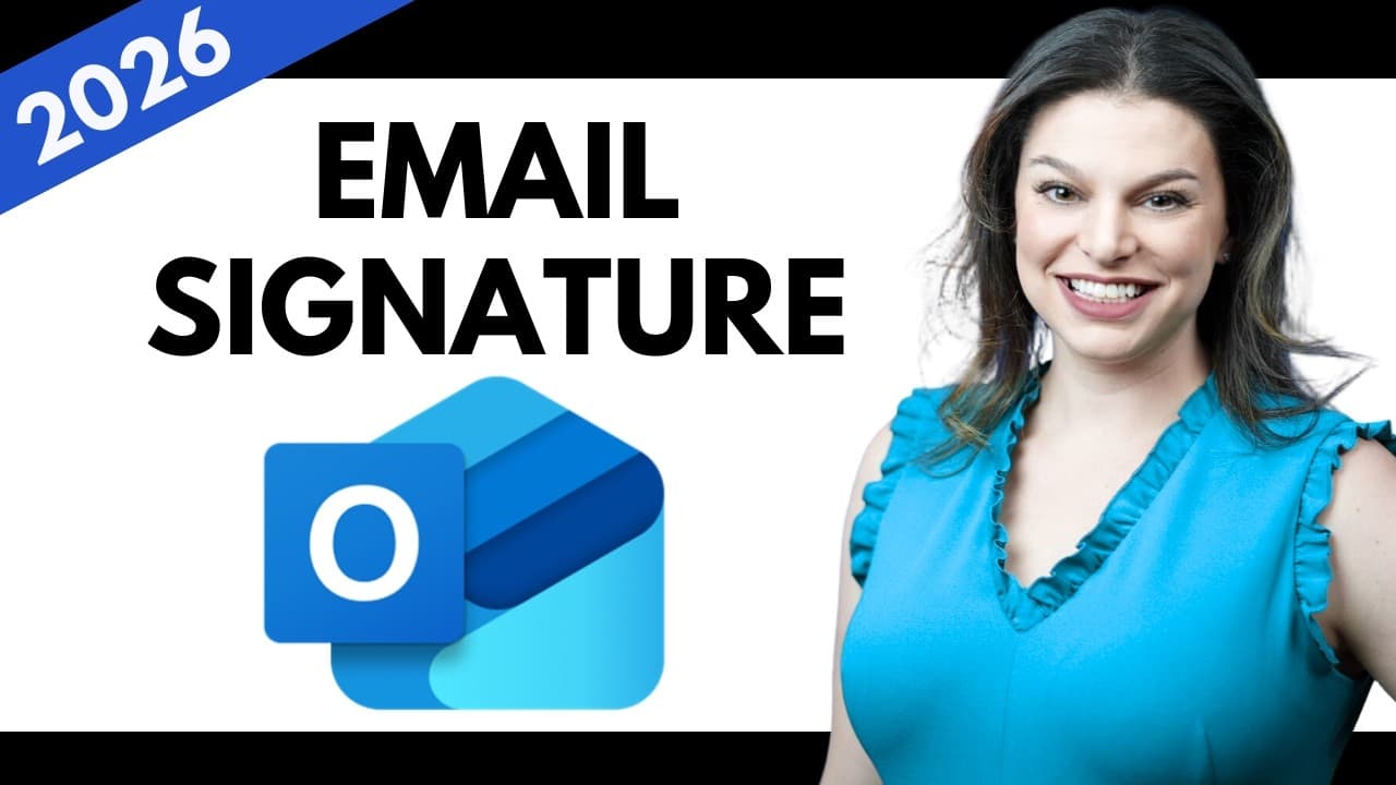 How to Create Outlook Email Signature