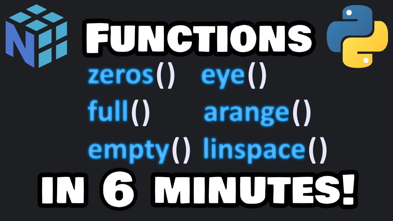 Useful NumPy functions you should know! 🎚️