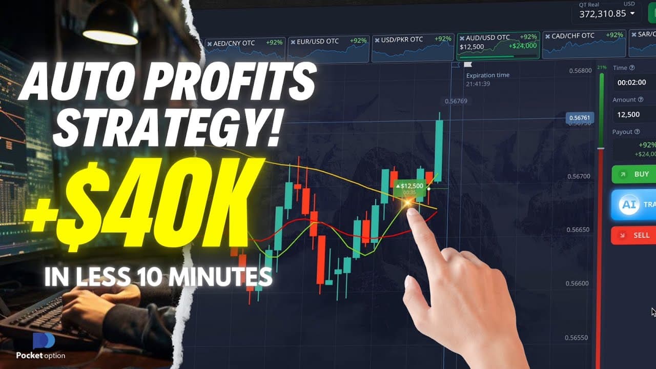 +$40,245 - How I Increased My Balance in Pocket Option | Best Pocket Option Strategy