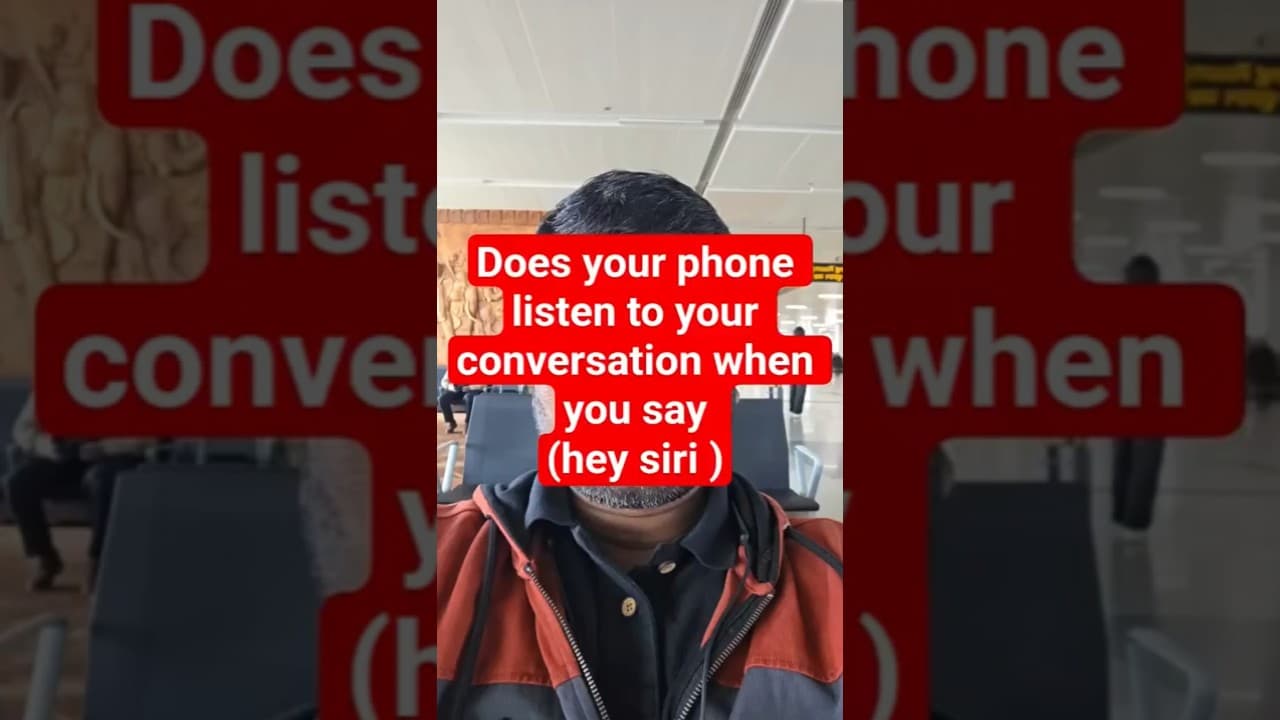 Does your phone listen to your conversation when you say hey siri  #cybsecurity #dataprivacy