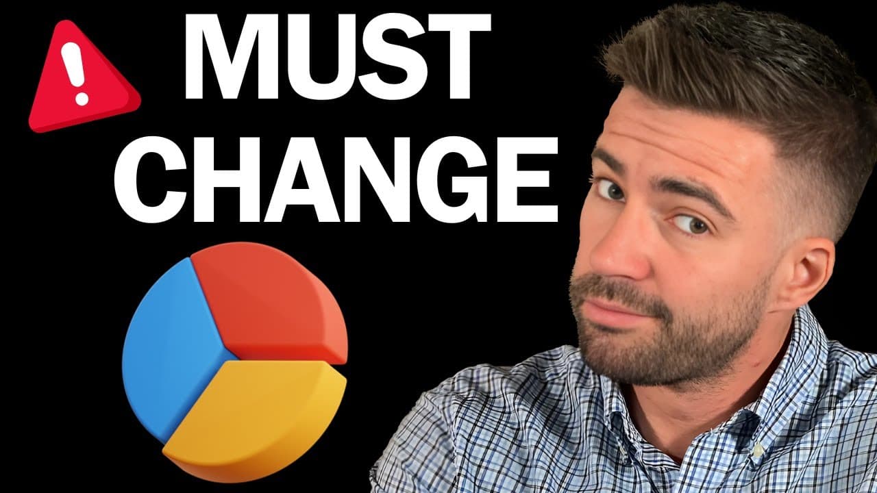 If you invest in my NEW 3 ETF Portfolio.. CHANGE THIS NOW