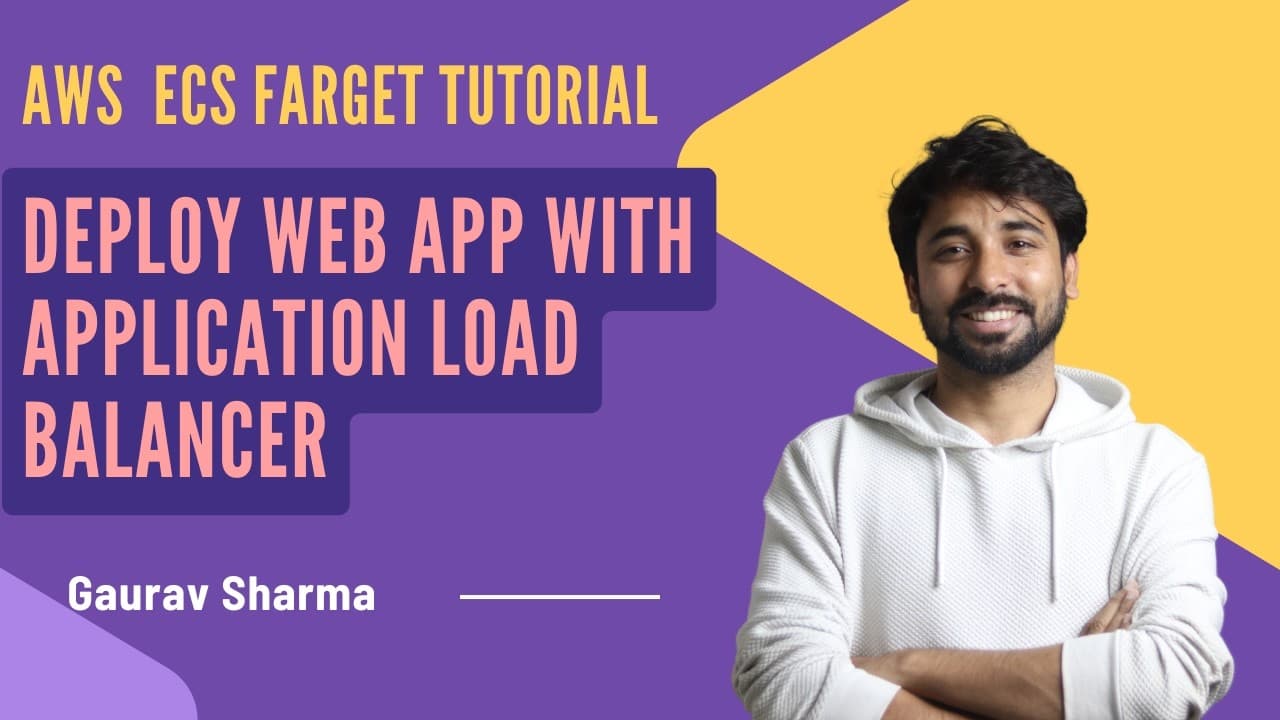 AWS ECS Fargate Tutorial: Deploy Web App with Application Load Balancer - AWS in Hindi
