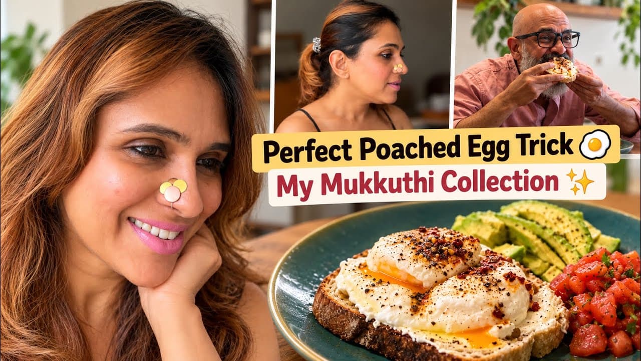 Perfect poached egg trick | My mukkuthi collection | Kitchentales By Neethu