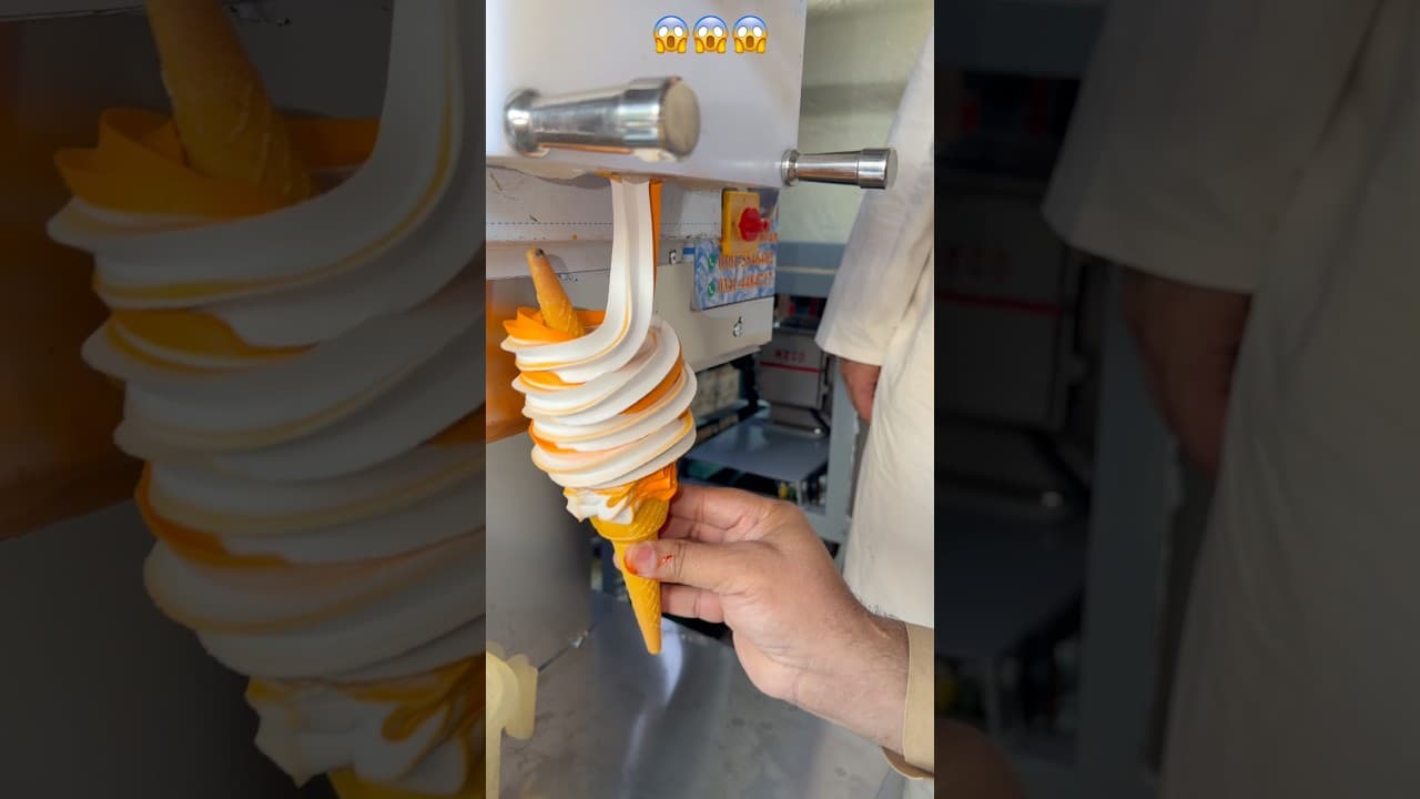 Softy Roller ice cream 🍦 New trail #softicecream #homemadeicecream #icecreamlove  #streetfood #food