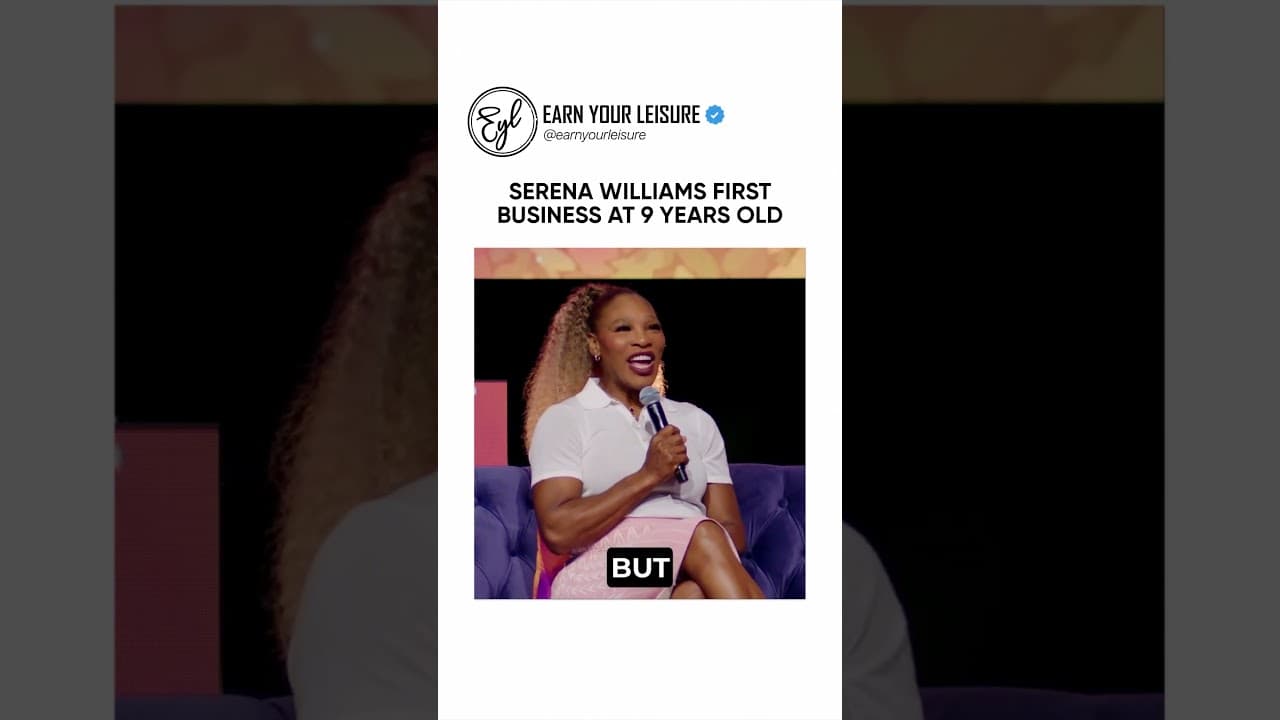Serena William's First Business at 9 Years Old