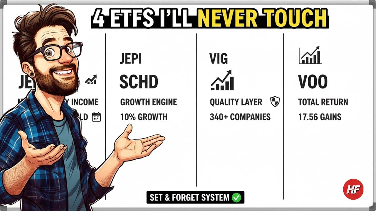 The Dividend Portfolio I Will Never Sell (4 ETFs)