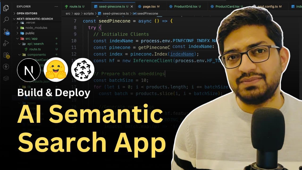 Build & Deploy an AI-Powered Ecommerce Search Engine with Next.js 15, Hugging Face & Pinecone