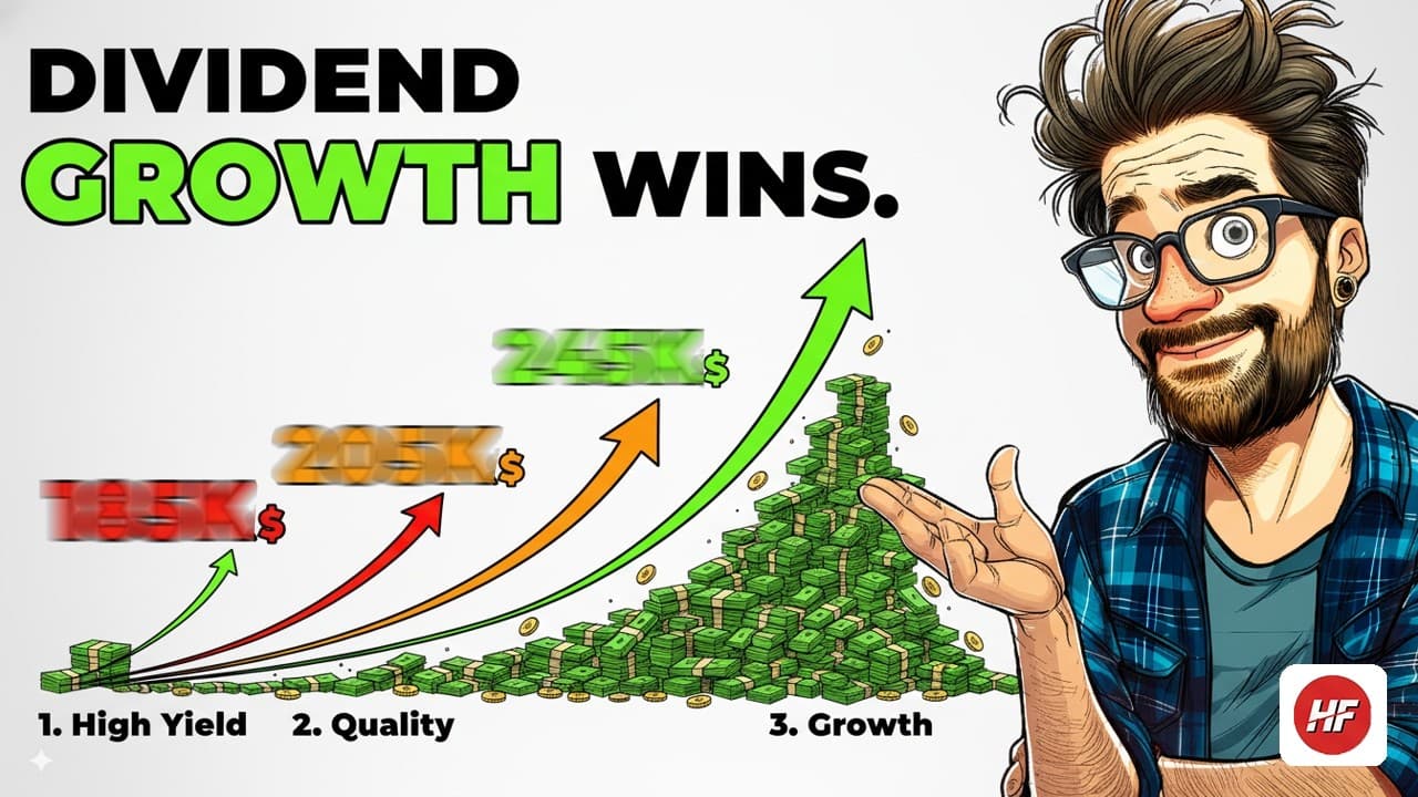 $10K Invested At 25: SCHD vs JEPQ vs HDV Over 30 Years