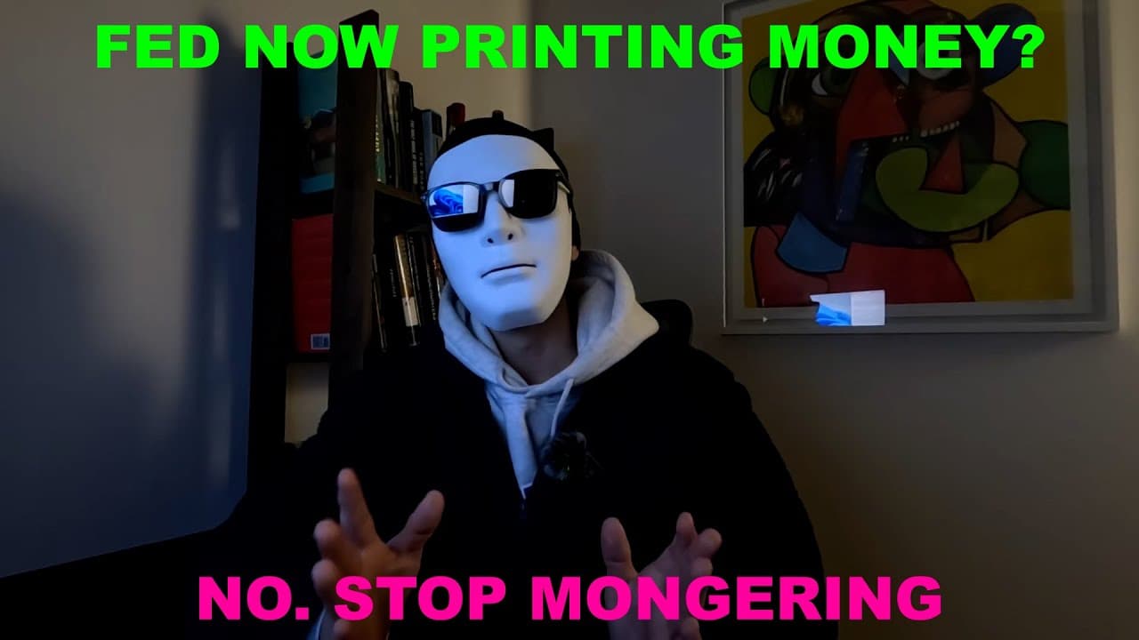 You think fed is now printing money? No