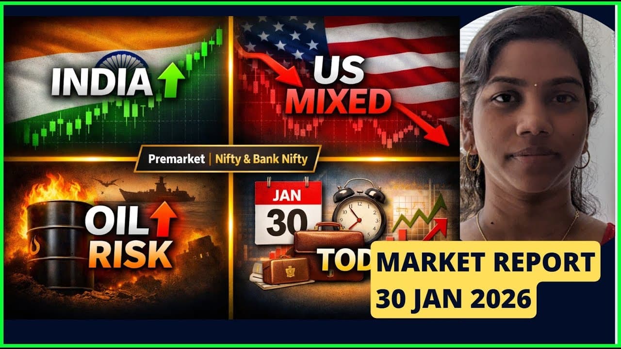 Oil Price Rally vs Budget Hopes!  | Pre Market Report – 30 Jan 2026 #nifty #banknifty