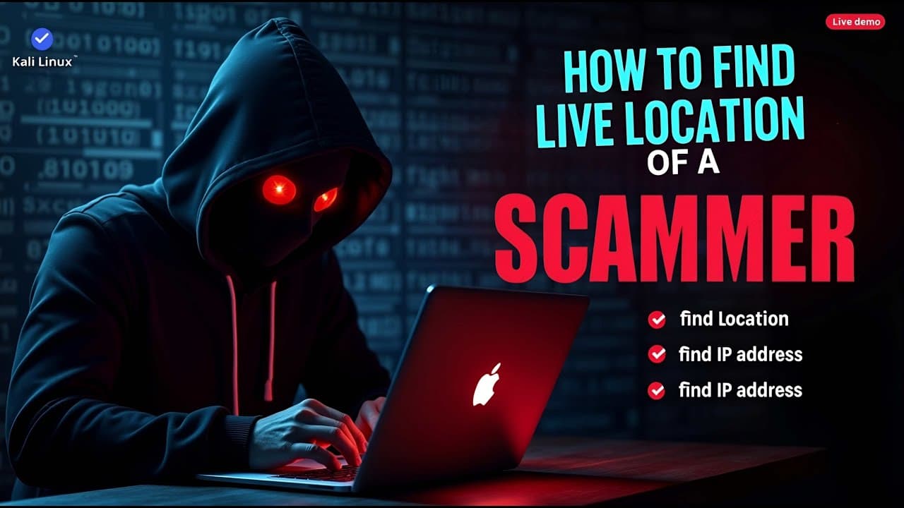 How Scammers Leak Their Own Location 📍 | Cyber Awareness Demo | GEOVAULT Tool