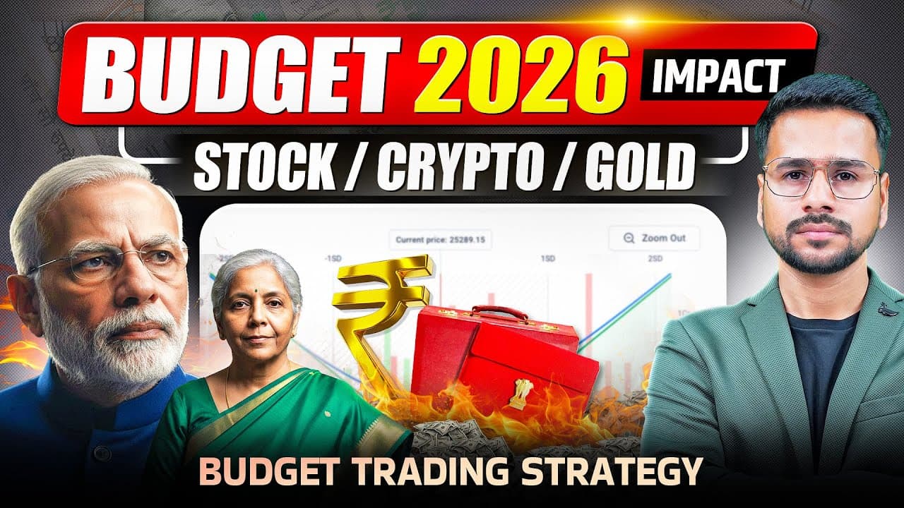 Budget Expectations 2026 | Impact on Stock Market, Crypto & Gold | Budget Day Trading Strategy