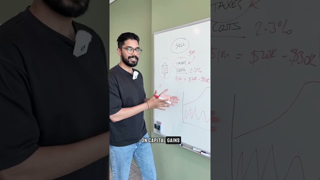 Holding VS selling a property 🏠💰 #propertyinvestments #realestate #investing