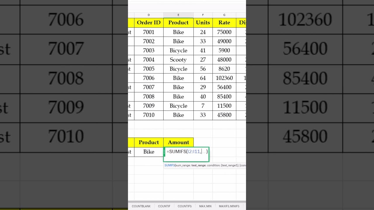 Zoho Sheet SUMIFS Function — Multiple Conditions ka Magic! #zohosheet #zohotricks #zohotips