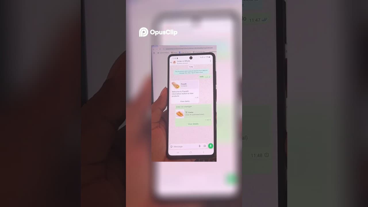 Order in WhatsApp|WhatsApp Effortless Order System Demo  #whatsappbusiness #whatsappautomation #saas