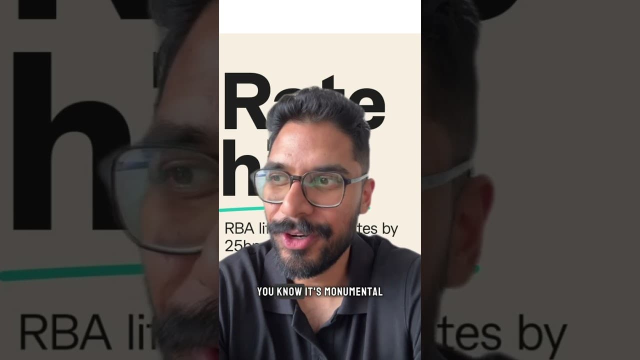 Yep rates went up 25bps. No it doesn’t change the bigger picture #PropertyMarket #InterestRates #RBA