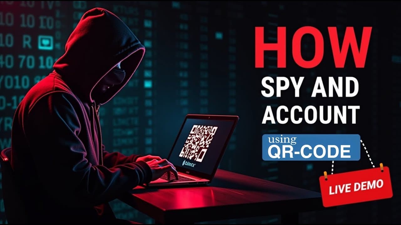 How to spy any account using QR code (Education purpose only)