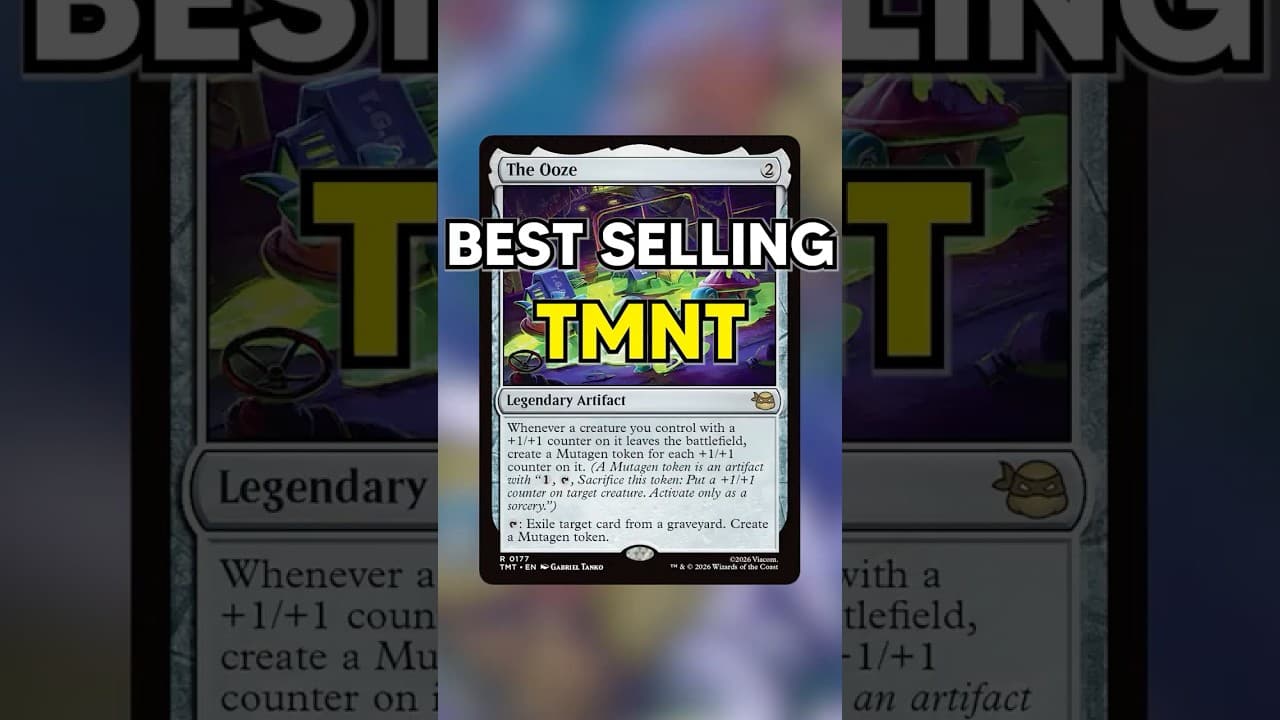 Three BEST SELLING TMNT MTG Cards