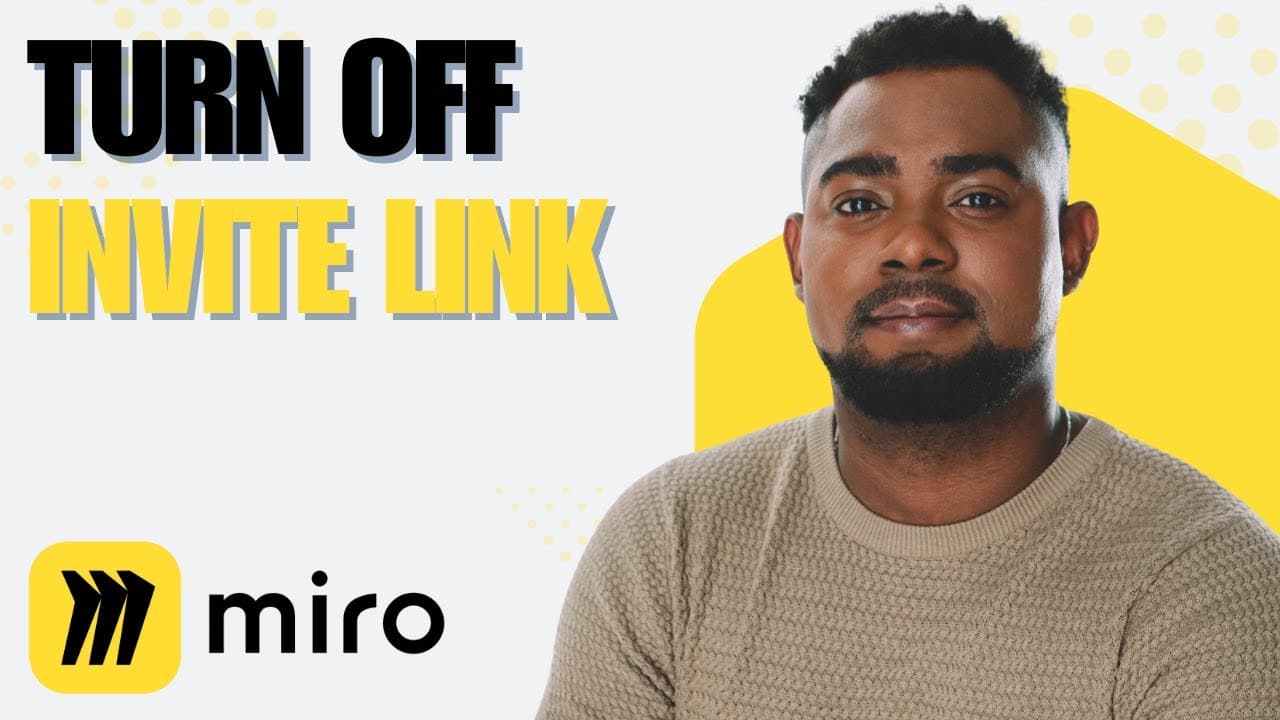 Miro Tutorial: How to Disable the Team Invite Link (Stop Unwanted Invitations!)