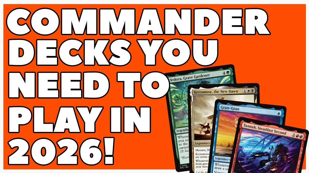 The 30 BEST Commander decks you NEED TO PLAY