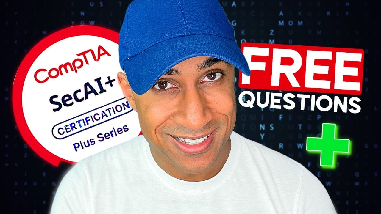 CompTIA SecAI+ New Cybersecurity + AI Cert (FREE Practice Questions)