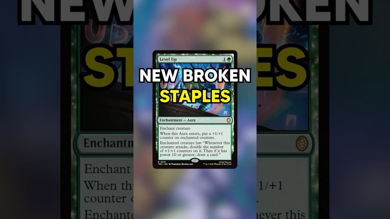 Three BEST NEW CARDS TMNT Precon