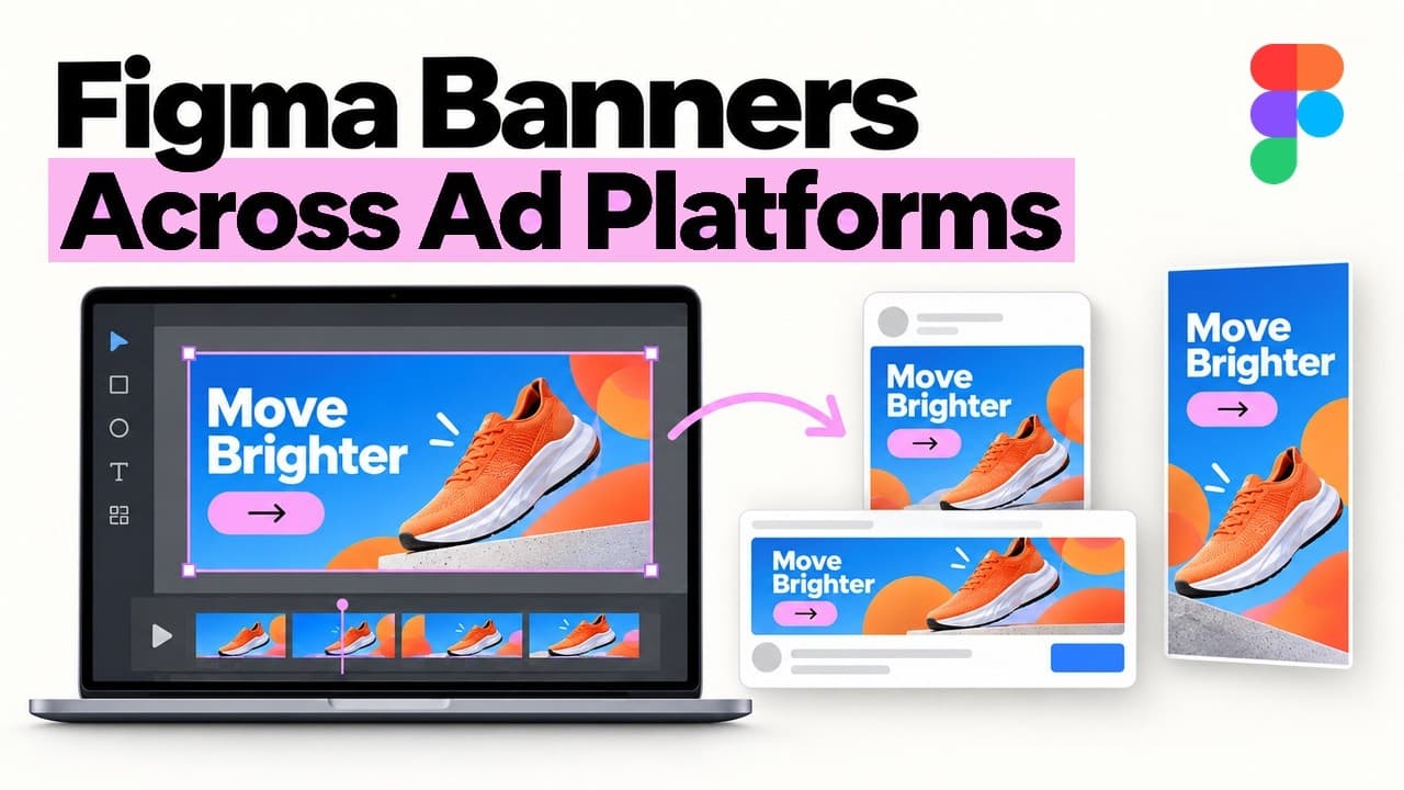Figma Tutorial: Export animated HTML banners from Figma to multiple ad platforms with one click