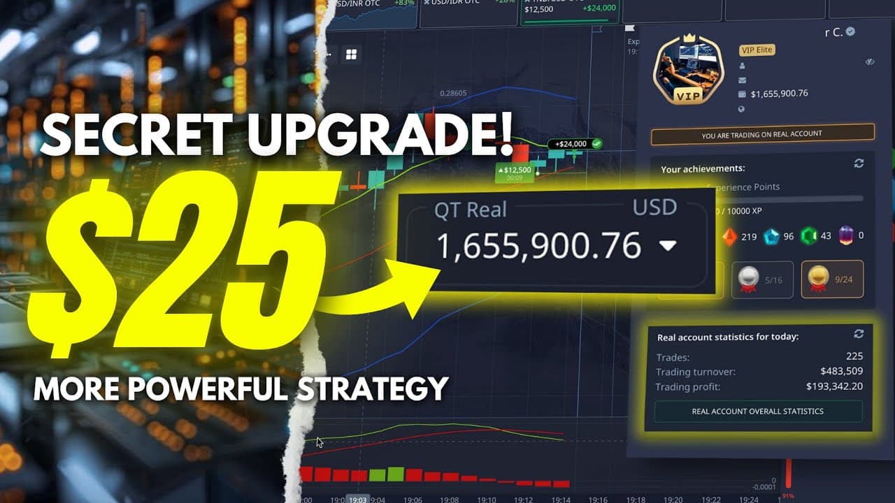$25 to $1,6 MILLION! My POCKET OPTION Trading Strategy Got STRONGER! Binary Option Trading Strategy