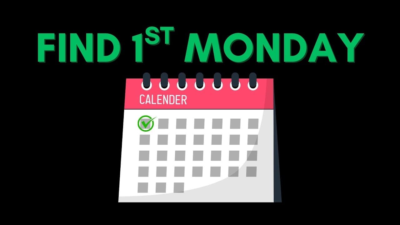 📅 1st Weekday of Month or Weekday Before Date (Google Sheets)