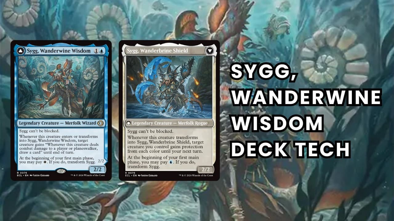 Sygg, Wanderwine Wisdom EDH Deck Tech - Merfolk, Convoke Commander Decklist | Lorwyn Eclipsed MTG