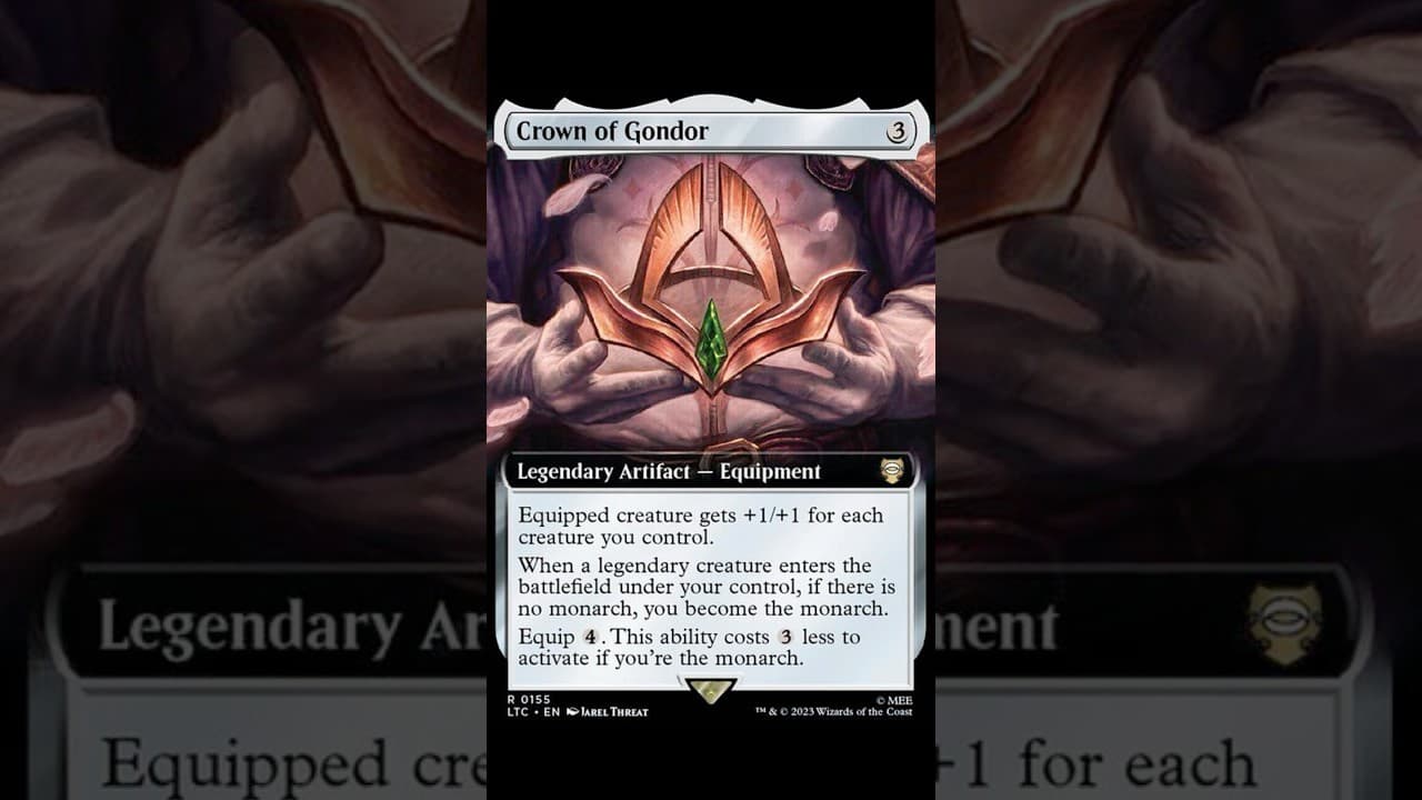 How did I miss this token card?? #mtg #magicthegathering #mtgcommander #commander #lordoftherings