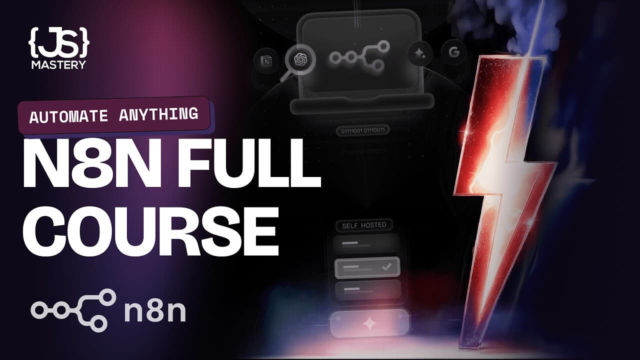 Build AI Agents with n8n | Complete Beginner’s Automation Course 2025