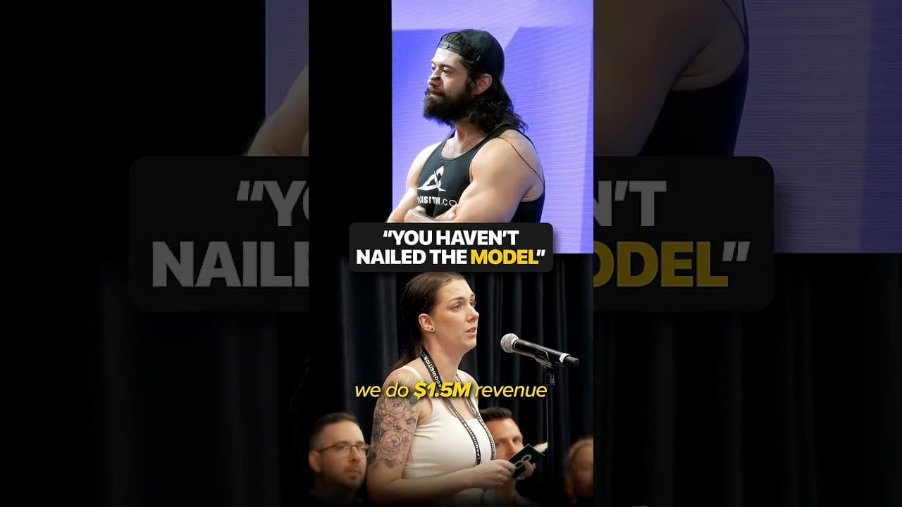 "You Haven't Nailed Your Model"