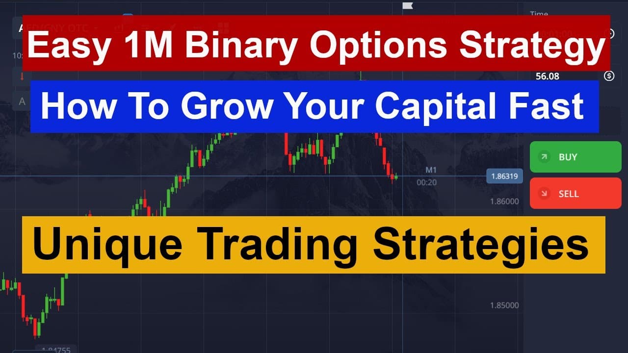 Easy 1 Minute Binary Options Strategy | How To Grow Your Capital Fast.