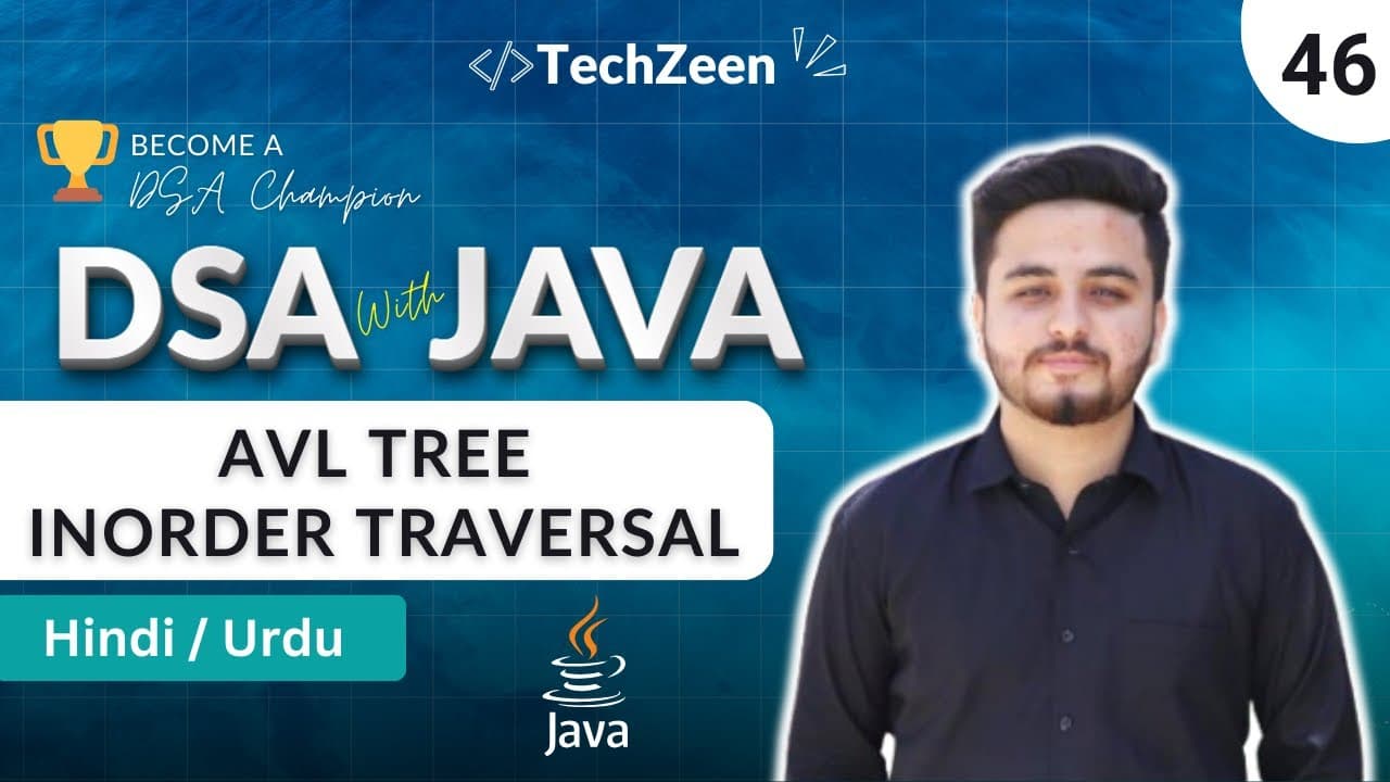 DSA Tutorial #46: AVL Tree Inorder Traversal in Java 🔥 The Hidden Logic Revealed!
